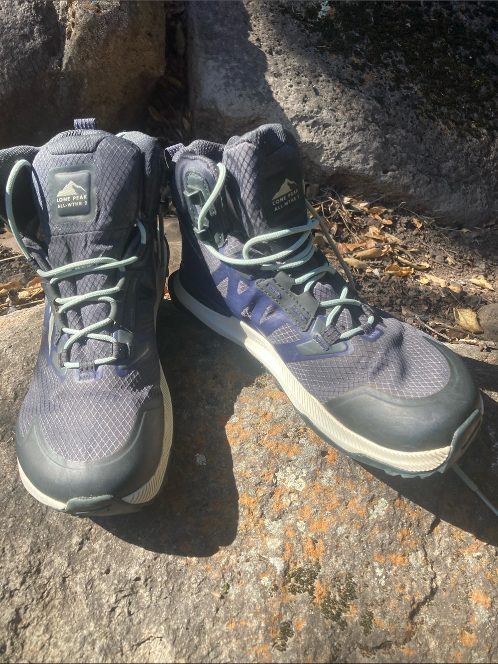 Altra Lone Peak All-Wthr 2 Trail Shoe — Navy